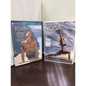 DVD Lot Of  2 Yoga  Exercise Workout Weight Loss Fitness Sculpt Slim